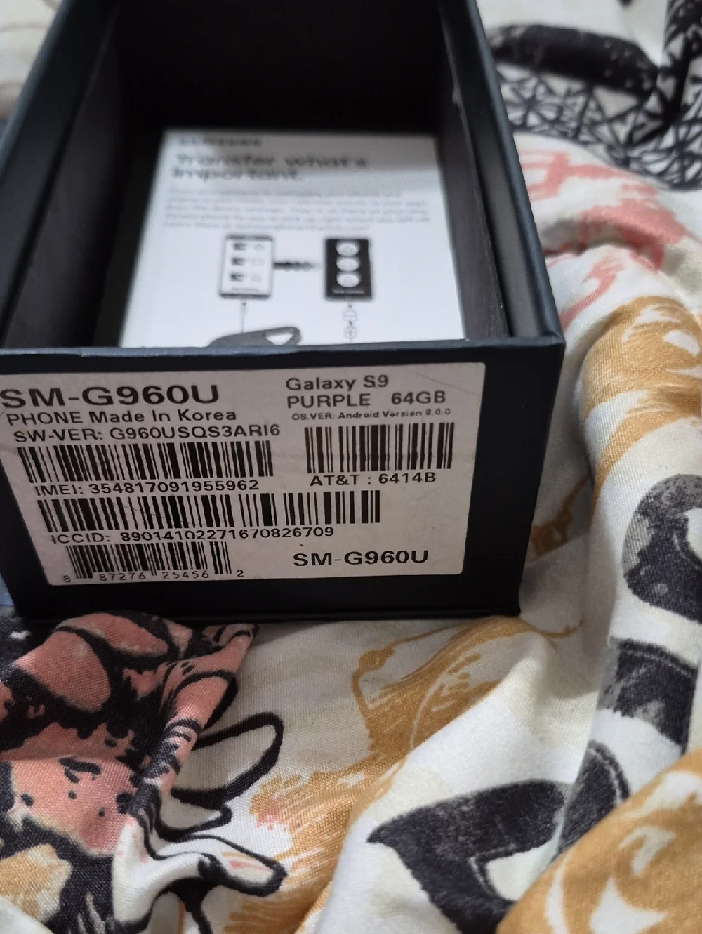 Samsung S9 64GB AT&T